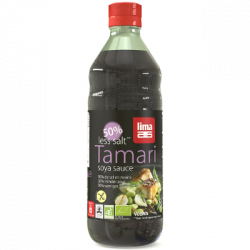 Végami vous propose : Sauce soja tamari 50% de sel en moins 250ml - bio