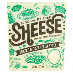 Végami vous propose : Sheese saveur mozzarella et cheddar blanc râpé pour pizza 500g