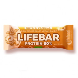 Lifebar vanille noisette 47g