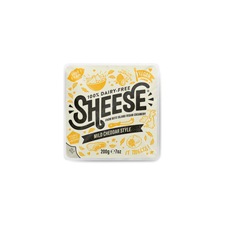Végami vous propose : Sheese saveur cheddar blanc en bloc 200g