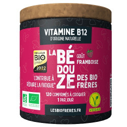 Végami vous propose : Bédouze - vitamine B12 goût framboise méthylcobalamine