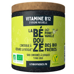 Végami vous propose : Bédouze - vitamine B12 goût poire vanille méthylcobalamine