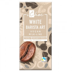 Végami vous propose : Chocolat blanc barista art 80g - bio