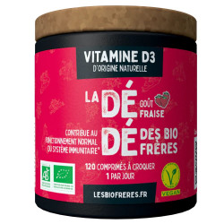 Végami vous propose : Vitamine D3 goût fraise - bio