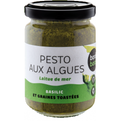 Pesto aux algues basilic 120G