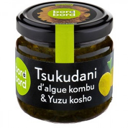 Végami vous propose : Tsukudani d'algue kombu au yuzu 100g - bio