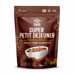 Végami vous propose : Super petit dejeuner cacao beurre de noisette 360g - bio